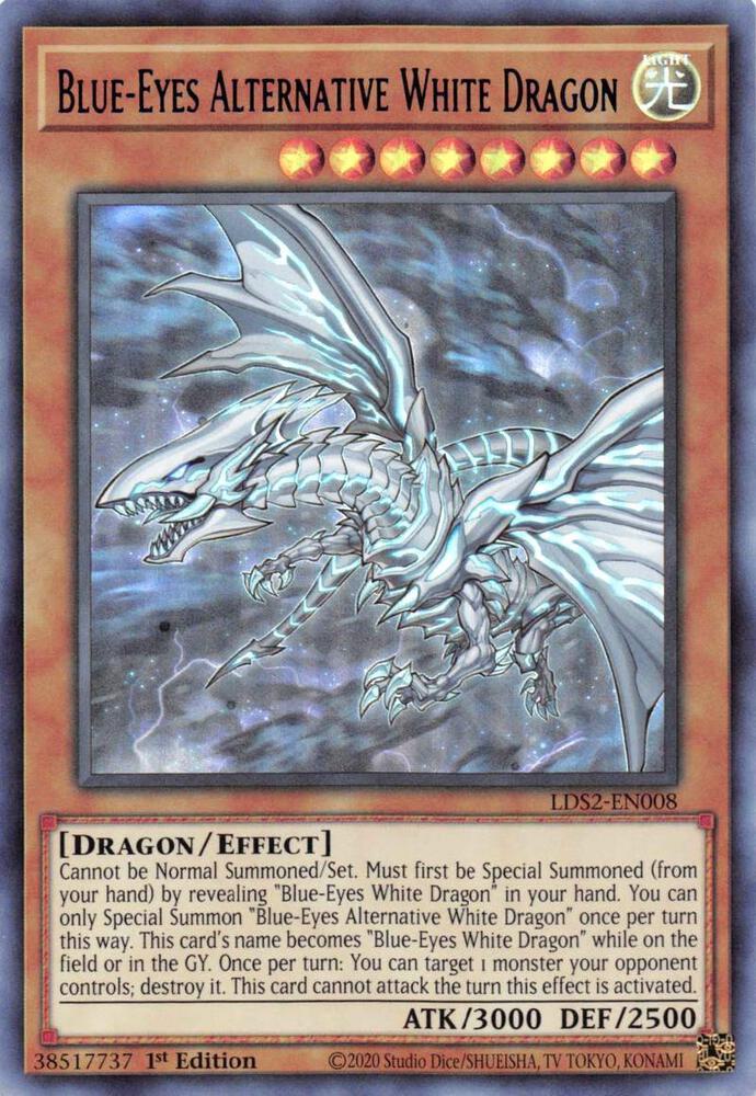 Blue-Eyes Alternative White Dragon (Blue)