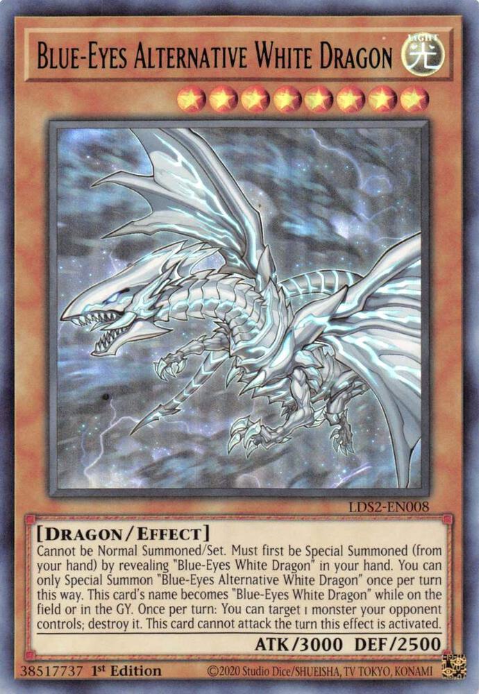 Blue-Eyes Alternative White Dragon (Green)