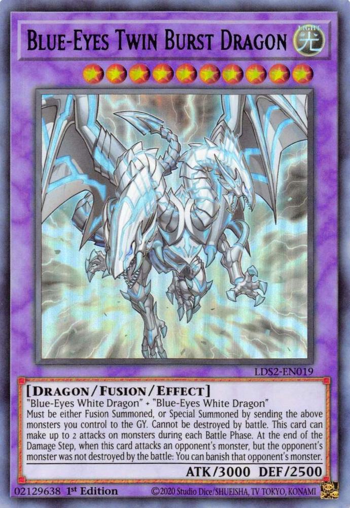 Blue-Eyes Twin Burst Dragon (Green)
