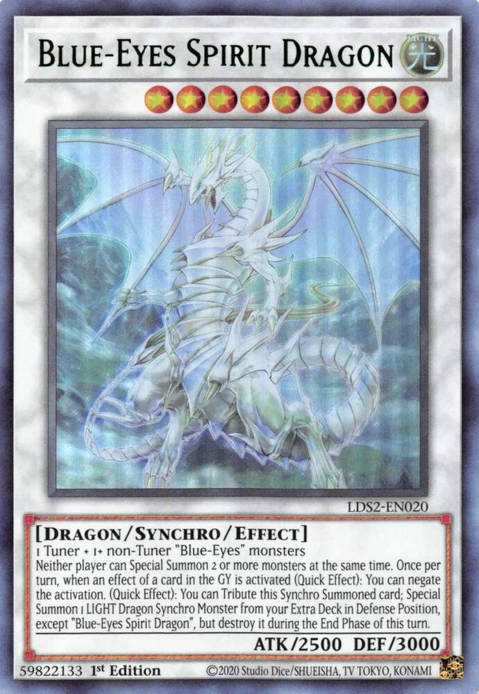 Blue-Eyes Spirit Dragon (Green)