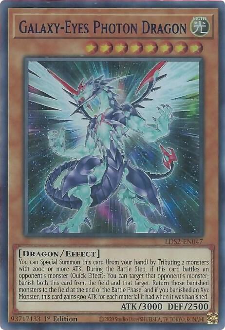 Galaxy-Eyes Photon Dragon (Blue)