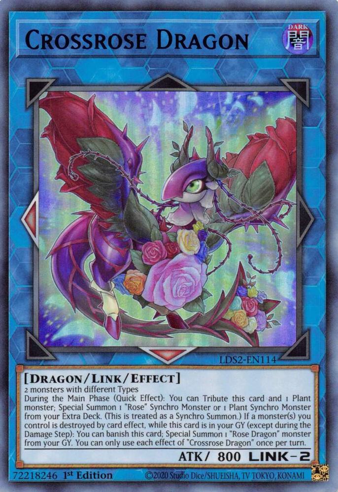 Crossrose Dragon (Blue)