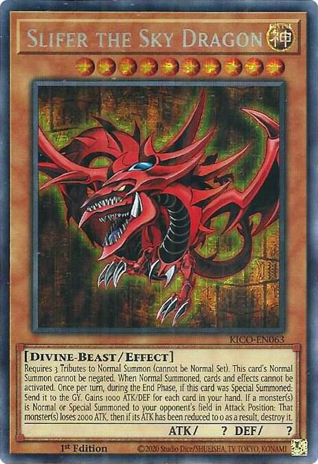 Slifer the Sky Dragon (Secret Pharaoh's Rare)