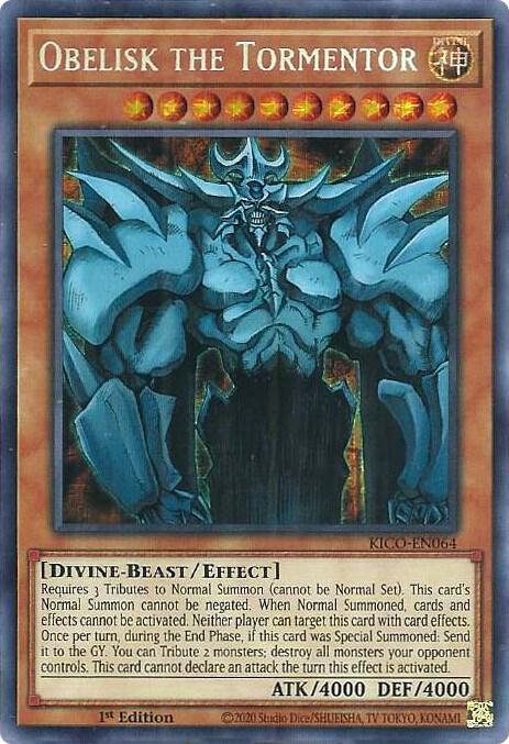 Obelisk the Tormentor (Secret Pharaoh's Rare)