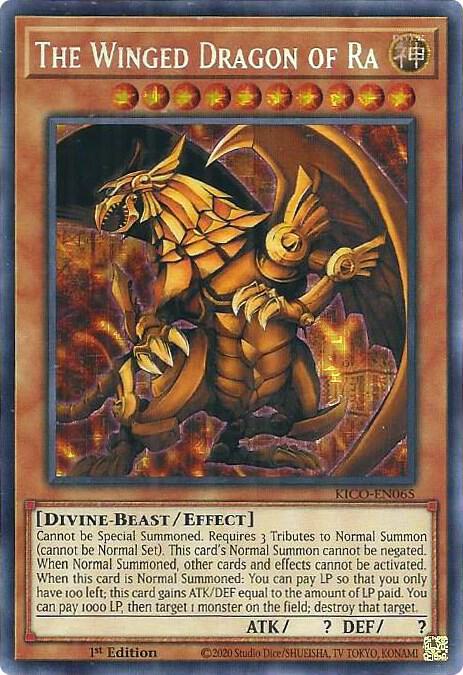 The Winged Dragon of Ra (Secret Pharaoh's Rare)