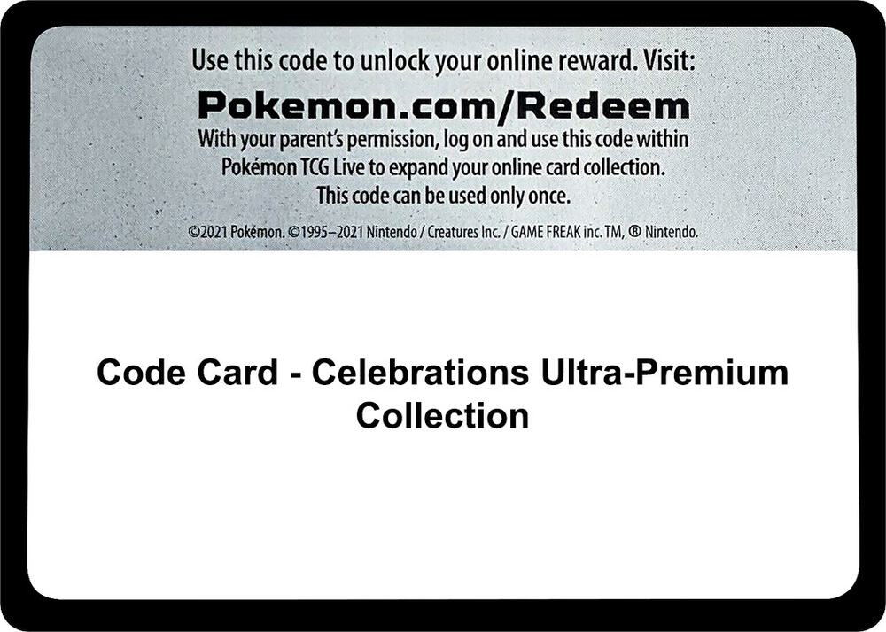 Code Card - Celebrations Ultra-Premium Collection
