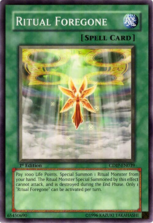 Ritual Foregone