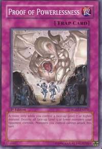 Proof of Powerlessness