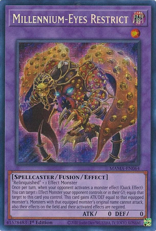 Millennium-Eyes Restrict (Secret Pharaoh's Rare)