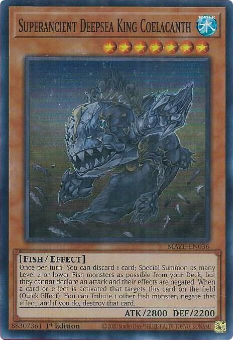 Superancient Deepsea King Coelacanth