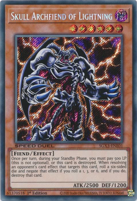 Skull Archfiend of Lightning (Secret Rare)