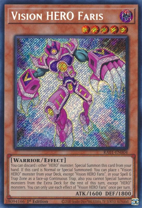 Vision HERO Faris (Secret Rare)