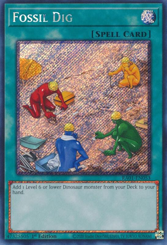 Fossil Dig (Platinum Secret Rare)