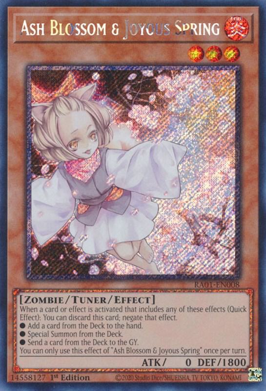 Ash Blossom & Joyous Spring (Platinum Secret Rare)