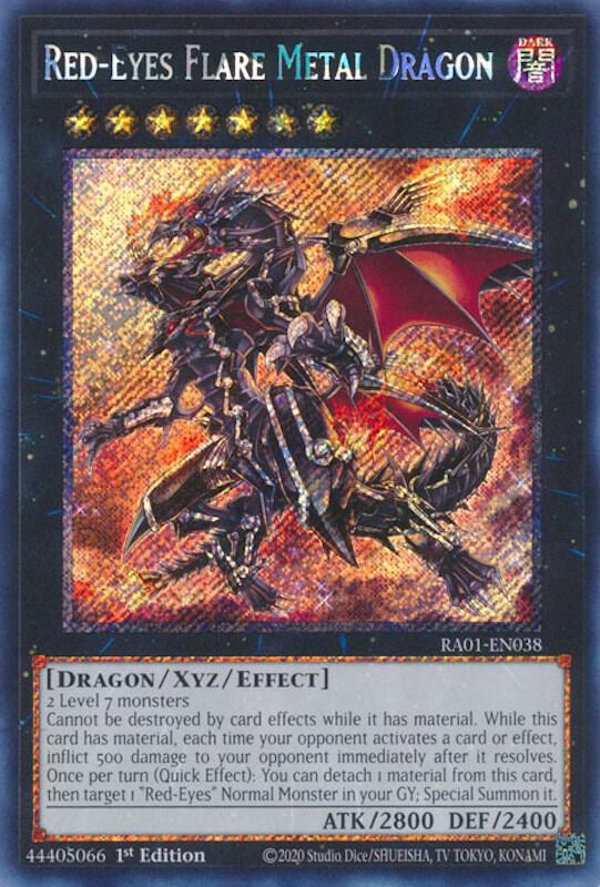 Red-Eyes Flare Metal Dragon (Platinum Secret Rare)