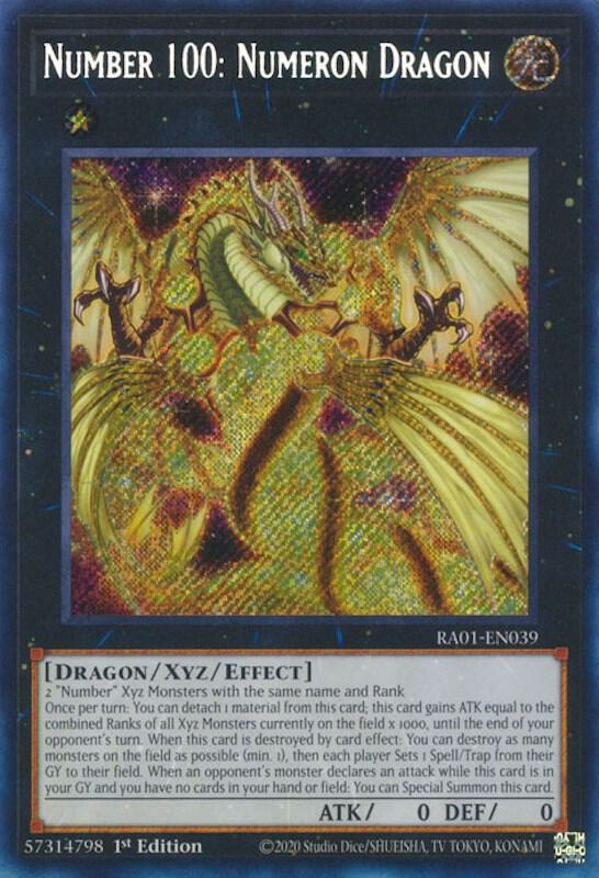Number 100: Numeron Dragon (Secret Rare)
