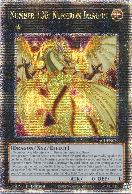 Number 100: Numeron Dragon (Quarter Century Secret Rare)