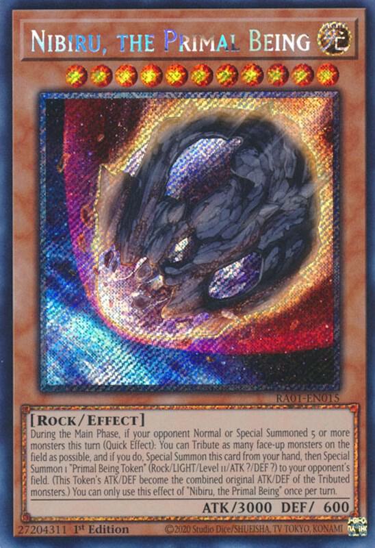 Nibiru, the Primal Being (Platinum Secret Rare)