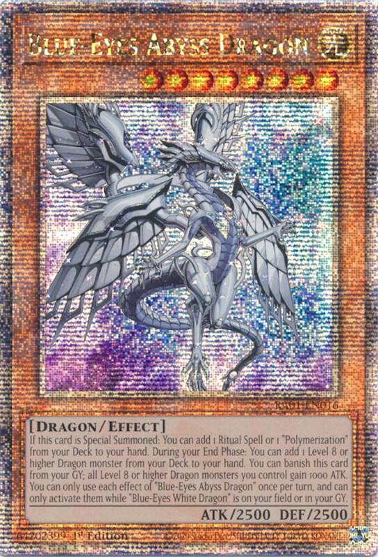 Blue-Eyes Abyss Dragon (Quarter Century Secret Rare)
