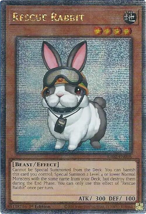 Rescue Rabbit (Quarter Century Secret Rare)