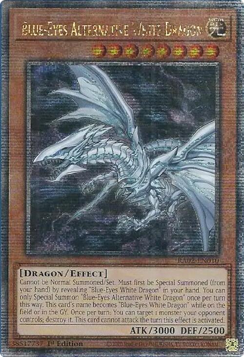 Blue-Eyes Alternative White Dragon (Quarter Century Secret Rare)