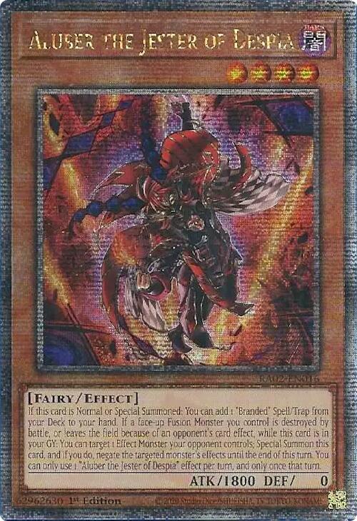 Aluber the Jester of Despia (Quarter Century Secret Rare)