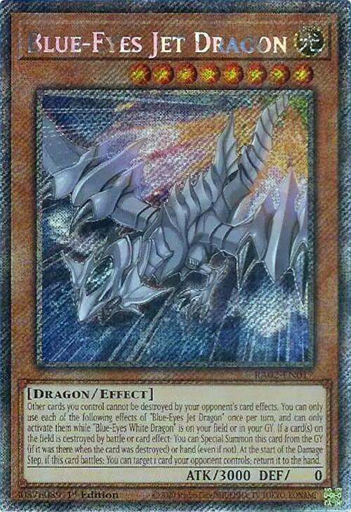 Blue-Eyes Jet Dragon (Platinum Secret Rare)