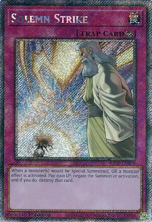 Solemn Strike (Platinum Secret Rare)
