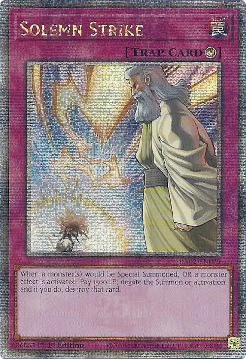 Solemn Strike (Quarter Century Secret Rare)