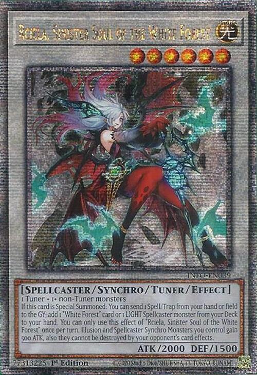 Rciela, Sinister Soul of the White Forest (Quarter Century Secret Rare)
