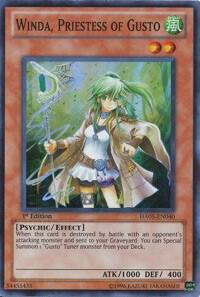 Winda, Priestess of Gusto
