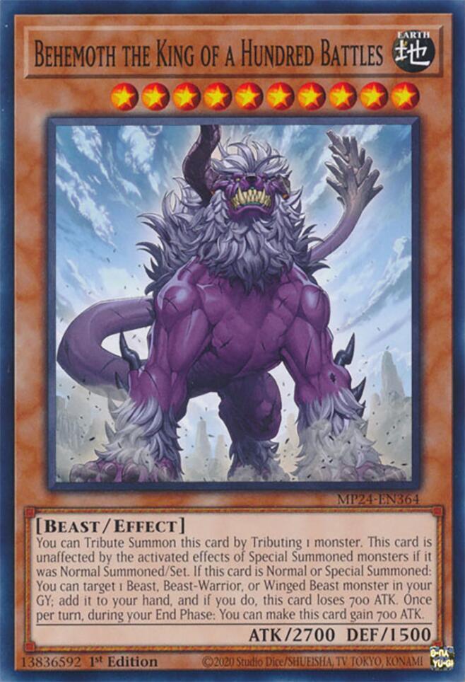 Behemoth the King of a Hundred Battles