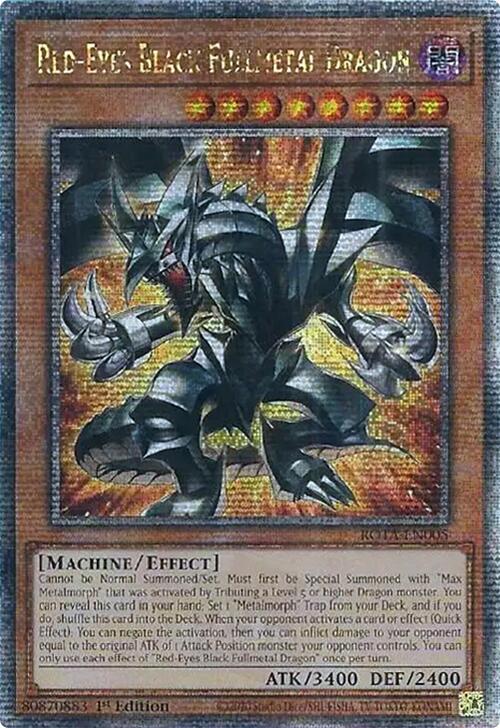 Red-Eyes Black Fullmetal Dragon (Quarter Century Secret Rare)