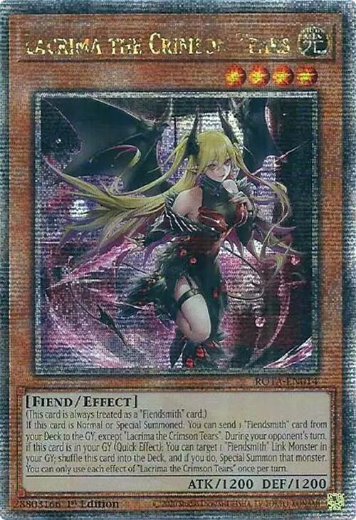 Lacrima the Crimson Tears (Quarter Century Secret Rare)
