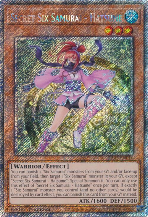 Secret Six Samurai - Hatsume (Platinum Secret Rare)