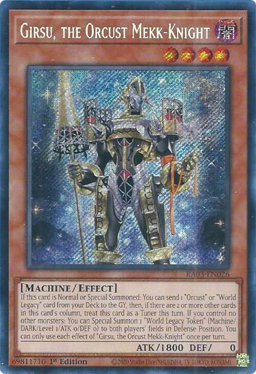 Girsu, the Orcust Mekk-Knight (Secret Rare)