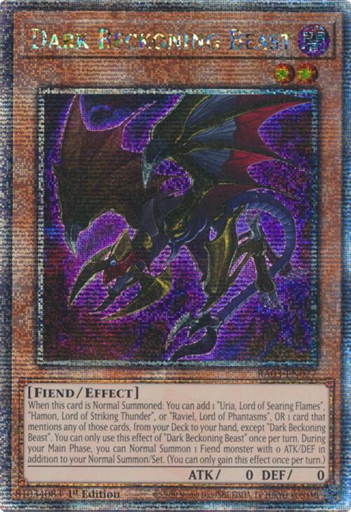 Dark Beckoning Beast (Quarter Century Secret Rare)