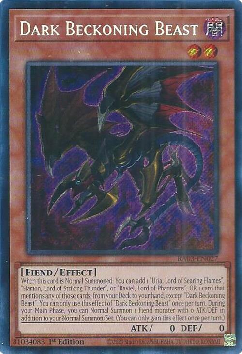 Dark Beckoning Beast (Secret Rare)