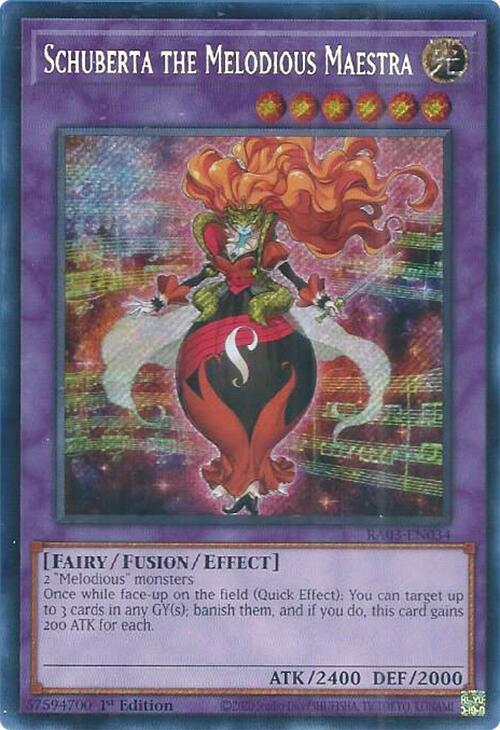 Schuberta the Melodious Maestra (Secret Rare)