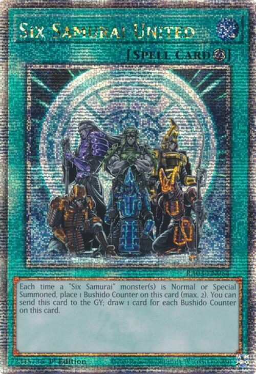 Six Samurai United (Quarter Century Secret Rare)