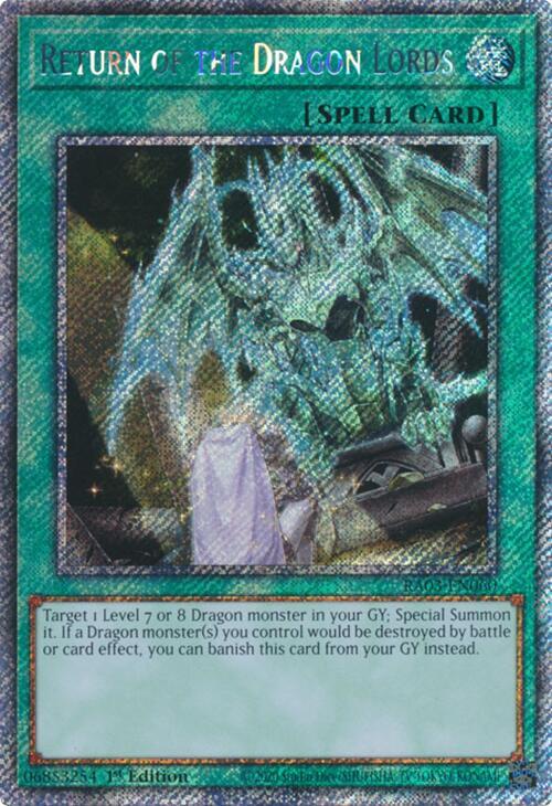 Return of the Dragon Lords (Platinum Secret Rare)