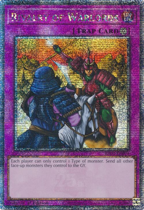 Rivalry of Warlords (Quarter Century Secret Rare)
