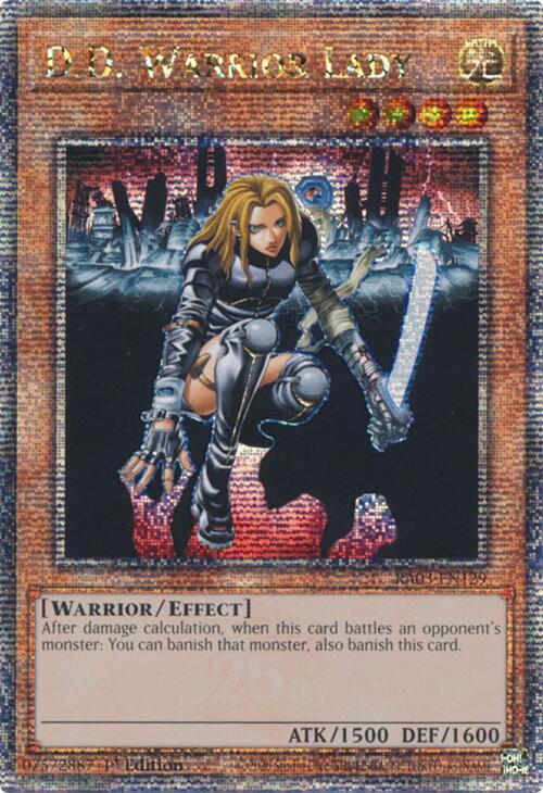 D.D. Warrior Lady (Quarter Century Secret Rare)