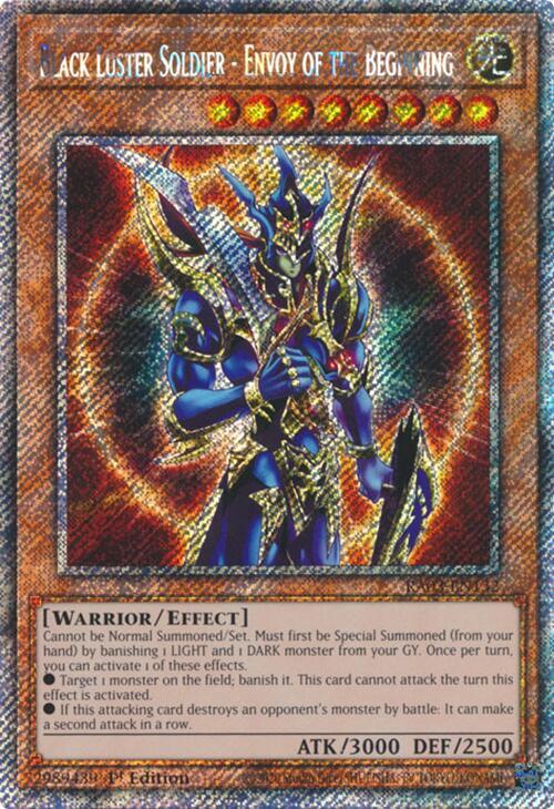 Black Luster Soldier - Envoy of the Beginning (Platinum Secret Rare)