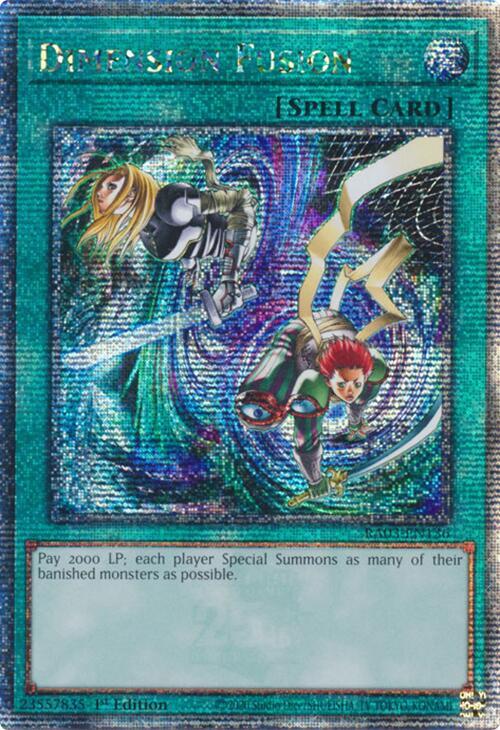 Dimension Fusion (Quarter Century Secret Rare)