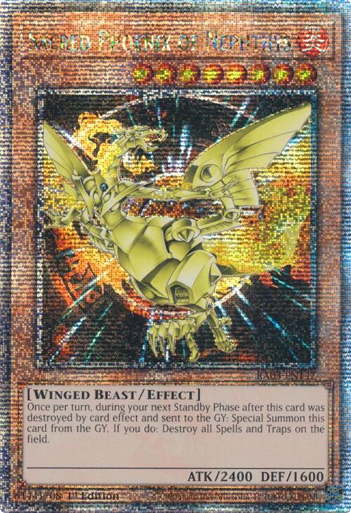 Sacred Phoenix of Nephthys (Quarter Century Secret Rare)