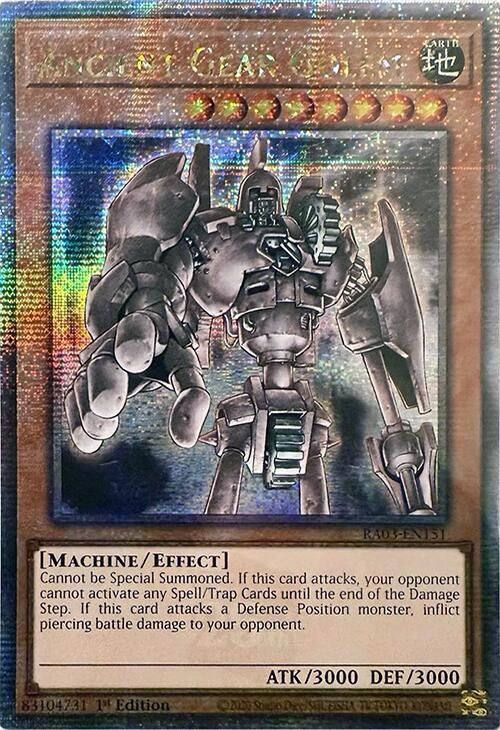 Ancient Gear Golem (Quarter Century Secret Rare)