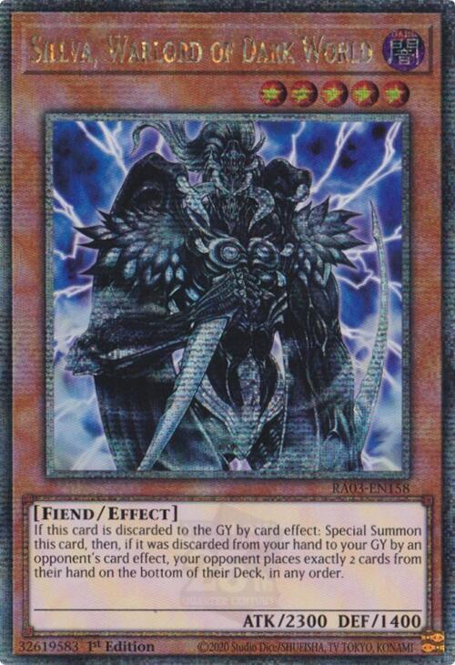 Sillva, Warlord of Dark World (Quarter Century Secret Rare)