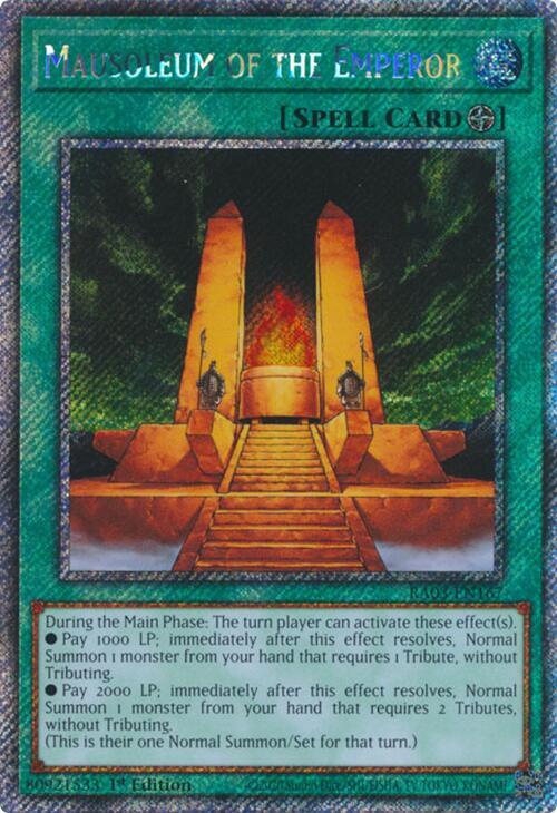 Mausoleum of the Emperor (Platinum Secret Rare)