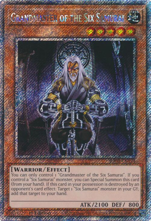 Grandmaster of the Six Samurai (Platinum Secret Rare)